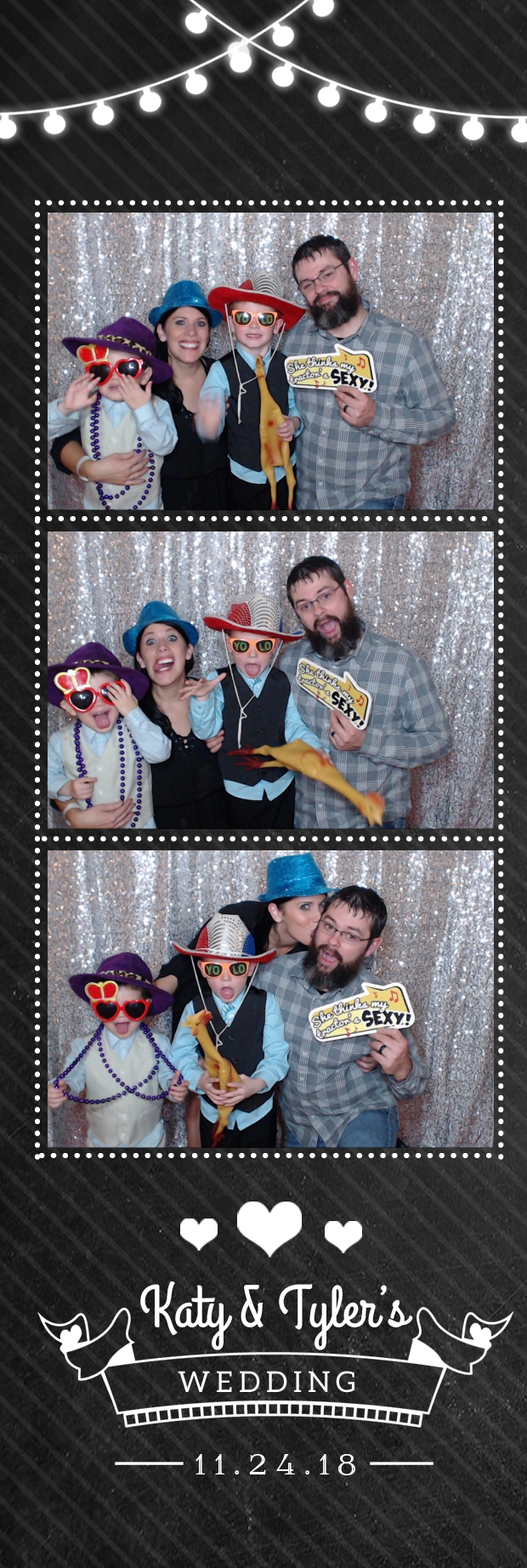 Katy and Tyler's wedding  | View more photos from the event at gallery.photoboothbillings.com/u/PhotoBoothBillings/Katy-and-Tylers-wedding